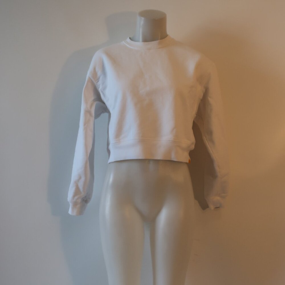Womens Yellow Label White Sweatshirt XS*